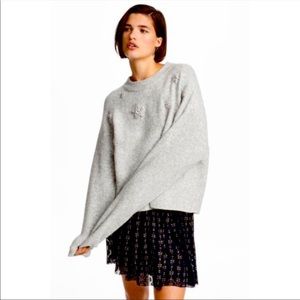 H&M star embellished sweater